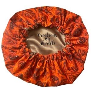 Handmade satin bonnet